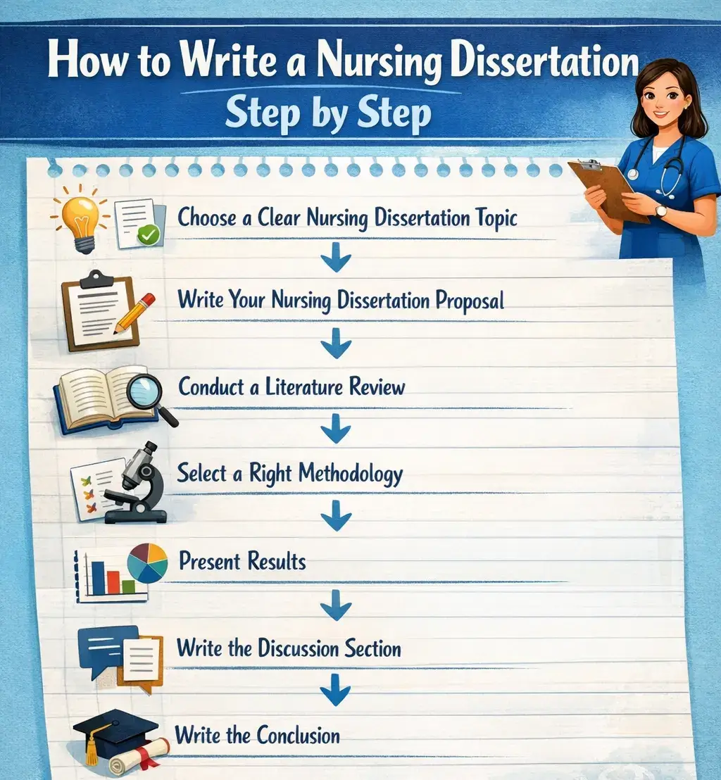 How to Write a Nursing Dissertation Step by Step?