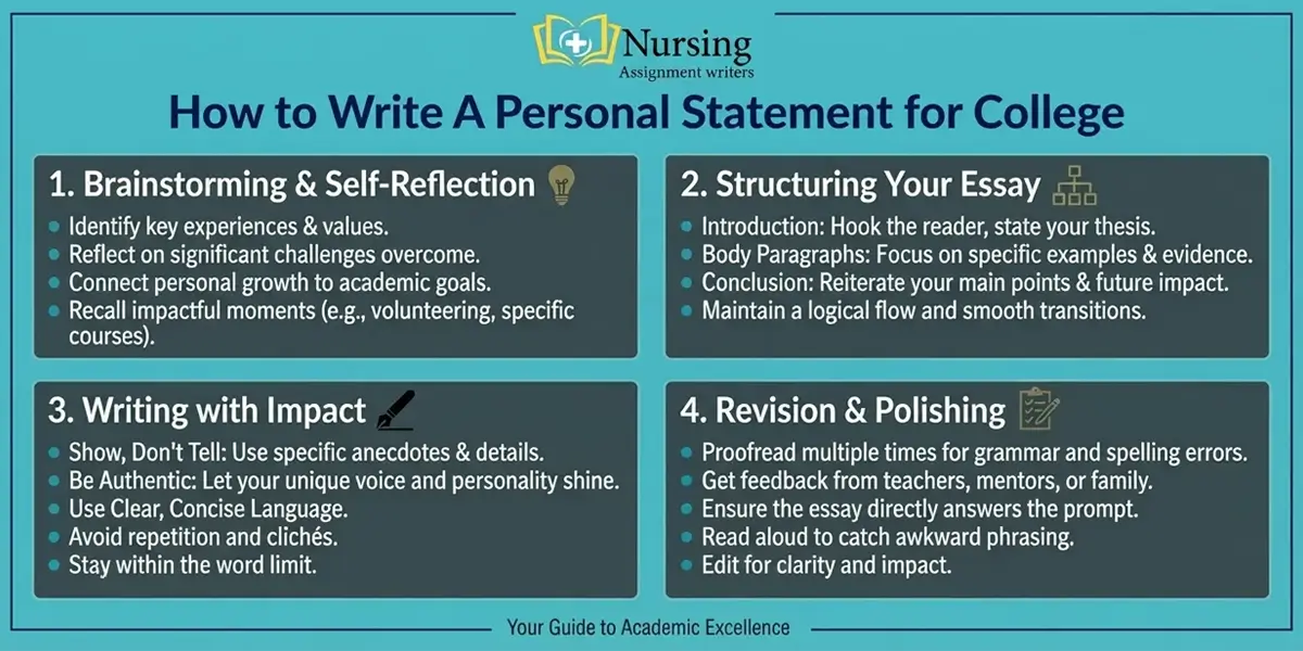 How to Write a Personal Statement for a College​